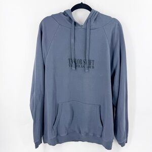 ✅ Taylor Swift The Eras Tour Official Merch Blue Navy Hoodie Sweatshirt Large